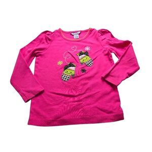 Hartstrings mittens longsleeve shirt 4T